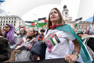 Thousands Rally In Madrid, Spain, Against Gaza Violence And Arms Trade With Israel