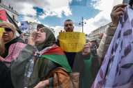 Thousands Rally In Madrid, Spain, Against Gaza Violence And Arms Trade With Israel
