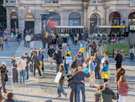 Pro Ukraine Awareness Campaign In The Center Of Prague