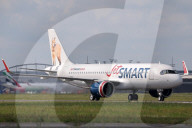 JetSMART A320-271NTaxi Check and RTO in Toulouse