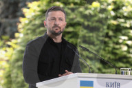 News conference of Ukrainian President and Coalition of Willing leaders in Kyiv