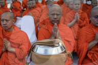 Visakha Bucha Day In Bangkok.