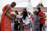 Visakha Bucha Day In Bangkok.