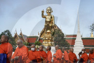 Visakha Bucha Day In Bangkok.