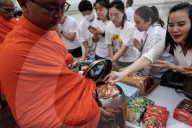 Visakha Bucha Day In Bangkok.