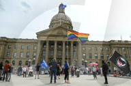 Resistance Rally Held In Edmonton