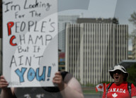 Resistance Rally Held In Edmonton