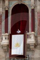Pope Leo XIV Performs Regina Caeli Prayer In St. Peter's Square