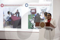 Mexico’s President Claudia Sheinbaum Holds Briefing