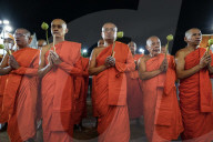 Visakha Bucha Day In Bangkok.
