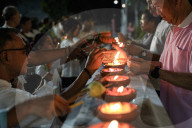 Visakha Bucha Day In Bangkok.