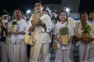 Visakha Bucha Day In Bangkok.