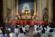 Visakha Bucha Day In Bangkok.