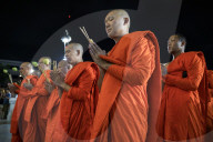 Visakha Bucha Day In Bangkok.