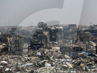 Displaced Gazans take refuge in tents and damaged schools