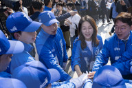 Lee Jae-myung Launches Presidential Campaign At Mass Rally In Central Seoul