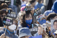 Lee Jae-myung Launches Presidential Campaign At Mass Rally In Central Seoul