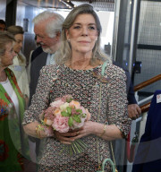 ROYALS - Prinzessin Caroline von Hannover am 56. Internationalen Blumenstraußwettbewerb im Yachtclub von Monaco