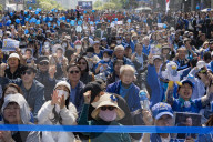 Lee Jae-myung Launches Presidential Campaign At Mass Rally In Central Seoul