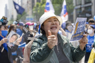 Lee Jae-myung Launches Presidential Campaign At Mass Rally In Central Seoul
