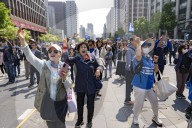 Lee Jae-myung Launches Presidential Campaign At Mass Rally In Central Seoul
