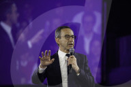 Bruno Retailleau Was At A Rally In Courbevois, Near Paris.