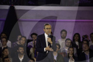 Bruno Retailleau Was At A Rally In Courbevois, Near Paris.