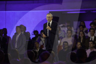 Bruno Retailleau Was At A Rally In Courbevois, Near Paris.