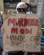 Free Kashmir Protest Aldwych in London, UK.