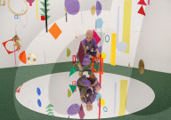 The Affordable Art Fair opens at Hampstead Health, Lower Fairground Site, London UK.