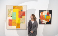 The Affordable Art Fair opens at Hampstead Health, Lower Fairground Site, London UK.
