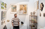 The Affordable Art Fair opens at Hampstead Health, Lower Fairground Site, London, UK.