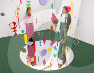 The Affordable Art Fair opens at Hampstead Health, Lower Fairground Site, London UK.