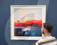 The Affordable Art Fair opens at Hampstead Health, Lower Fairground Site, London, UK.