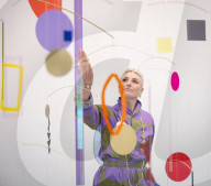 The Affordable Art Fair opens at Hampstead Health, Lower Fairground Site, London, UK.