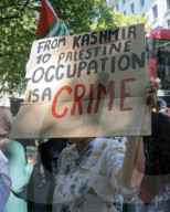 Free Kashmir Protest Aldwych in London, UK.