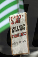Free Kashmir Protest Aldwych in London, UK.