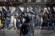 Neo-Fascist Demonstration In Paris, France