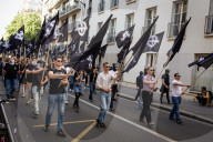 Neo-Fascist Demonstration In Paris, France