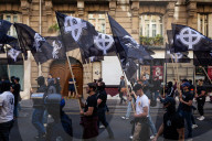 Neo-Fascist Demonstration In Paris, France