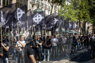 Neo-Fascist Demonstration In Paris, France
