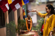 The 2569th Buddha Jayanti Jatra Celebrated In Kirtipur