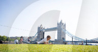 Warm weather in London
