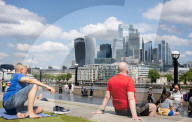 Warm weather in London