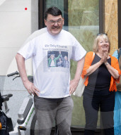 Graham Linehan case at Westminster Magistrate's Court, London, UK.