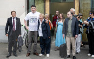 Graham Linehan case at Westminster Magistrate's Court, London, UK.