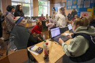 Ukraine works to move elderly out of harms way along front line
