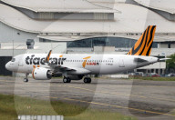 Tigerair Taiwan Airbus A320-271N Engine Run and Taxi Check in Toulouse