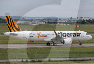Tigerair Taiwan Airbus A320-271N Engine Run and Taxi Check in Toulouse