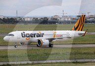 Tigerair Taiwan Airbus A320-271N Engine Run and Taxi Check in Toulouse